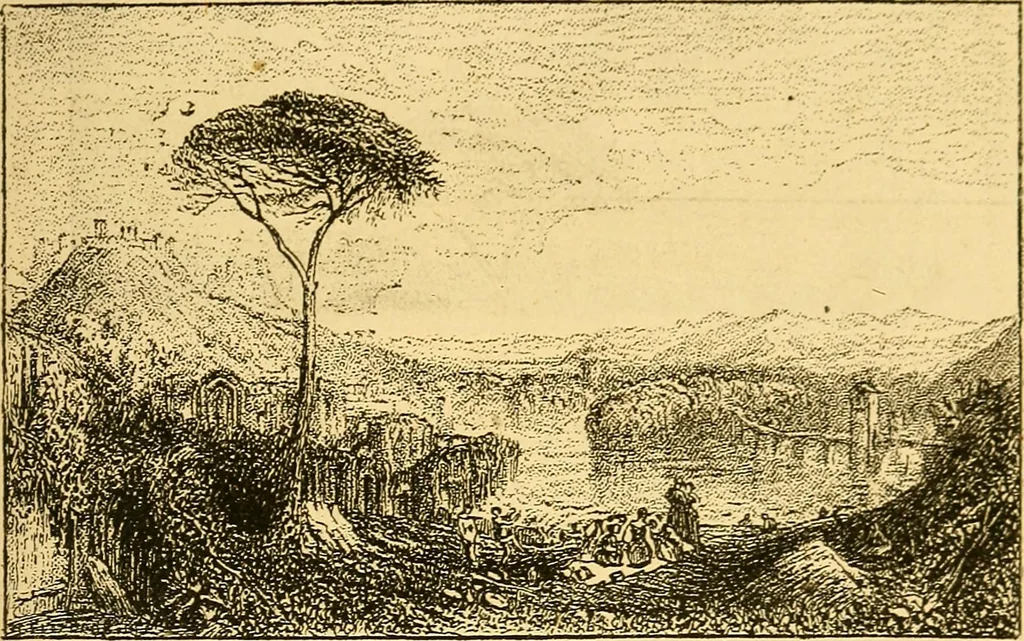 An illustration from Pictorial notes in the National Gallery, 1877, leaf 70