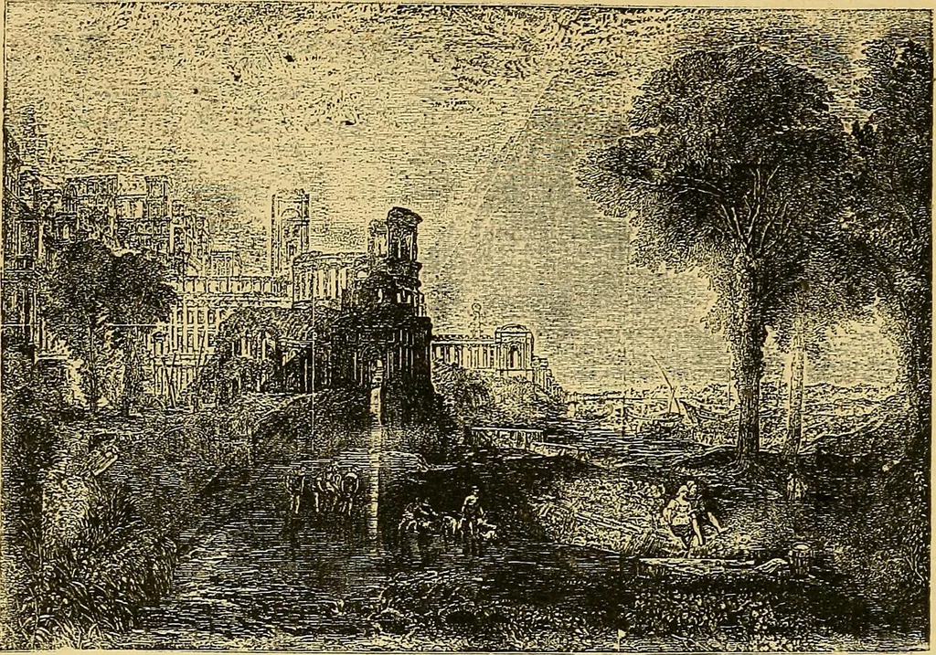 An illustration from Pictorial notes in the National Gallery, 1877, leaf 71