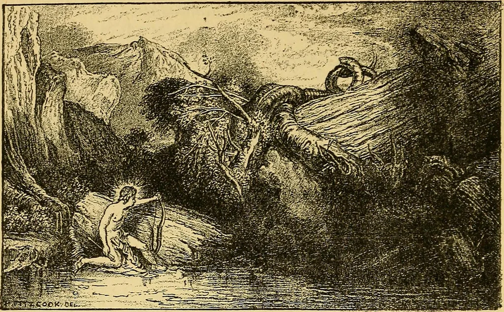 An illustration from Pictorial notes in the National Gallery, 1877, leaf 75