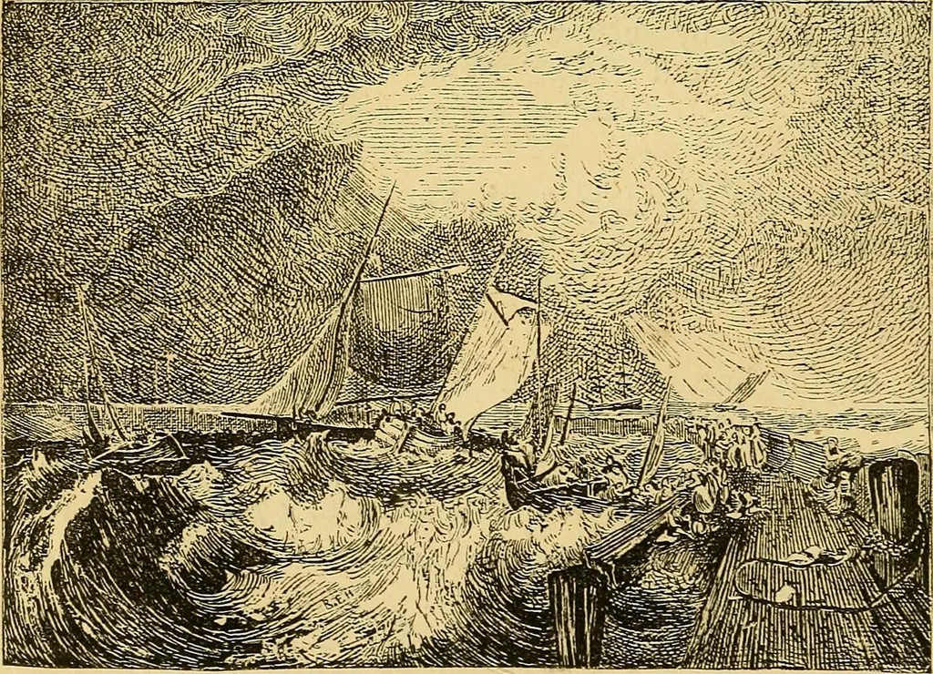An illustration from Pictorial notes in the National Gallery, 1877, leaf 75
