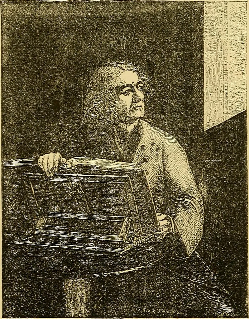An illustration from Pictorial notes in the National Gallery, 1877, leaf 83