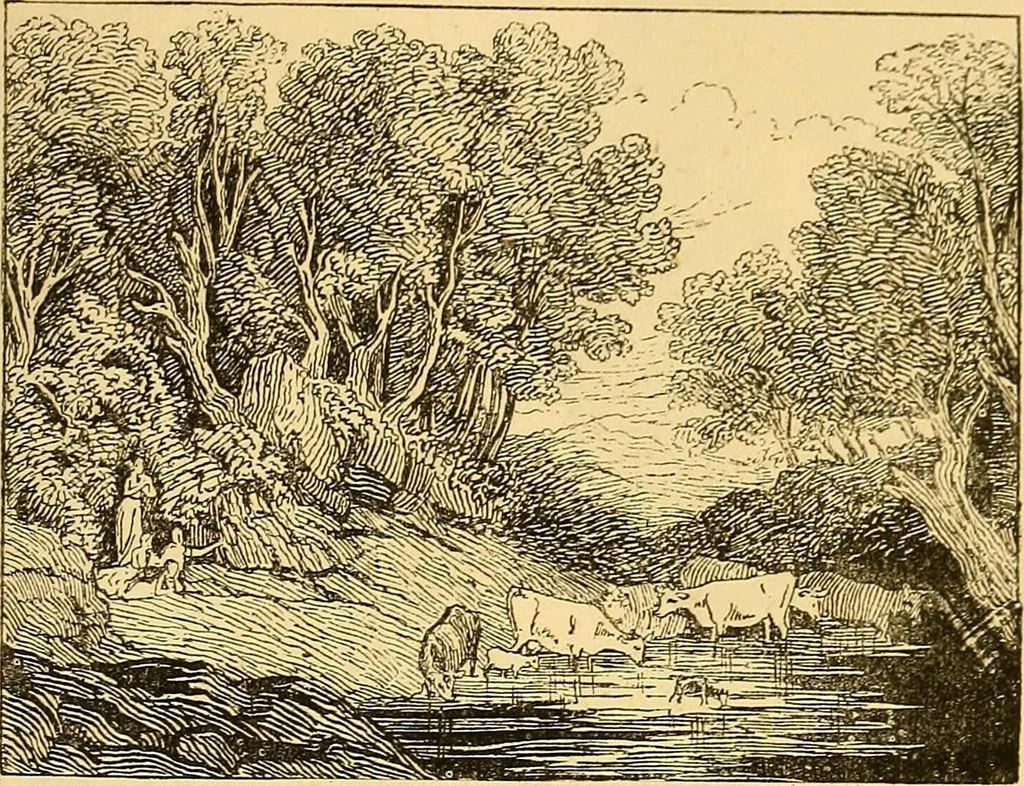 An illustration from Pictorial notes in the National Gallery, 1877, leaf 84