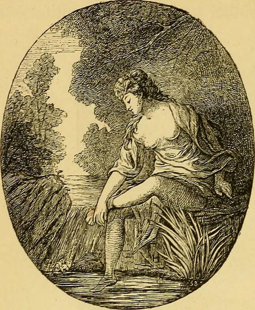 An illustration from Pictorial notes in the National Gallery, 1877, leaf 85