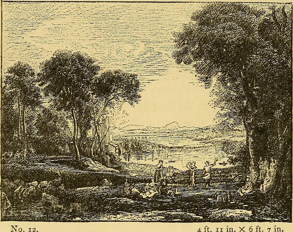 An illustration from Pictorial notes in the National Gallery, 1877, leaf 97