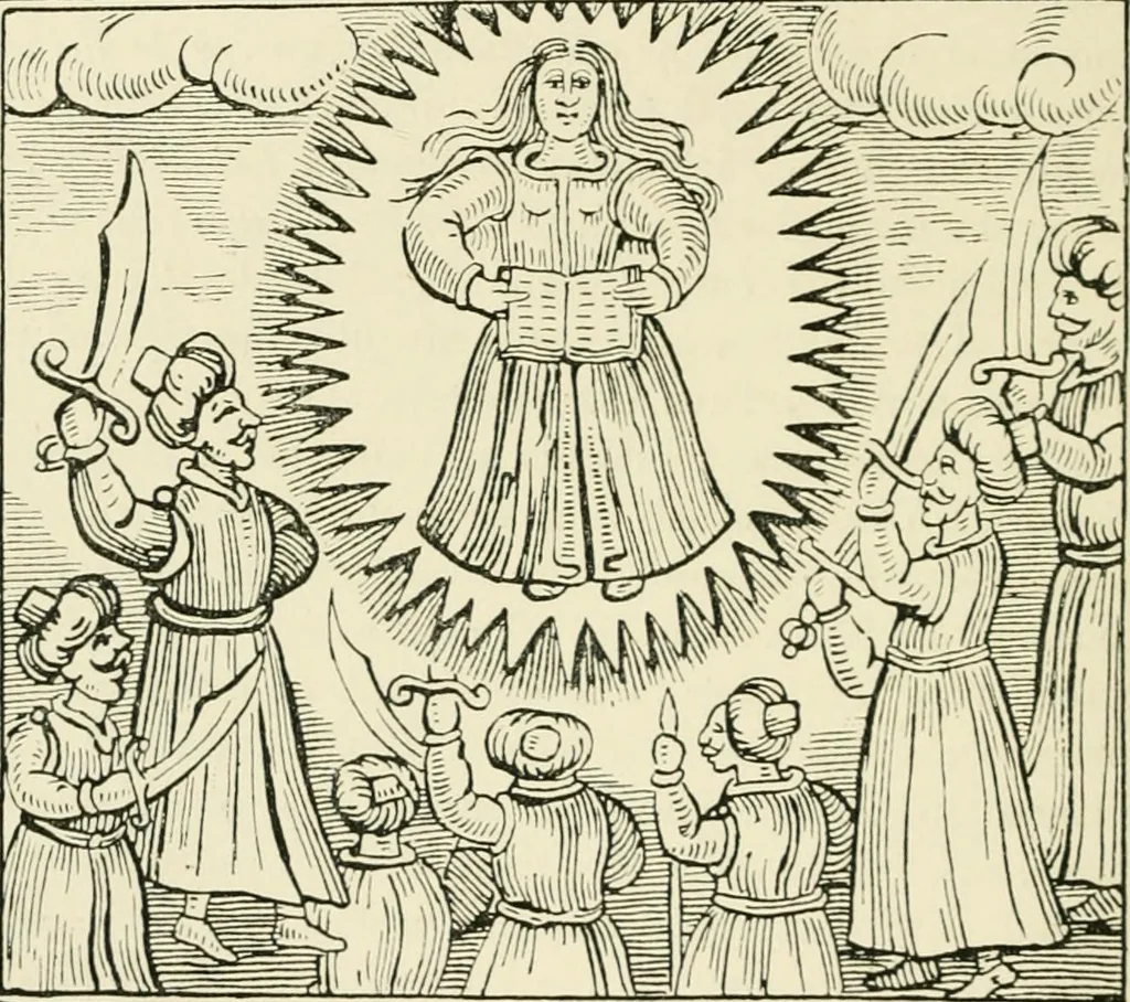 An illustration from The pictorial press: its origin and progress, 1885, leaf 117