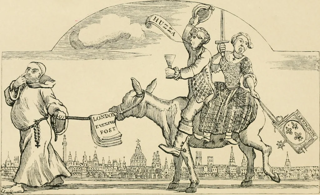 An illustration from The pictorial press: its origin and progress, 1885, leaf 7