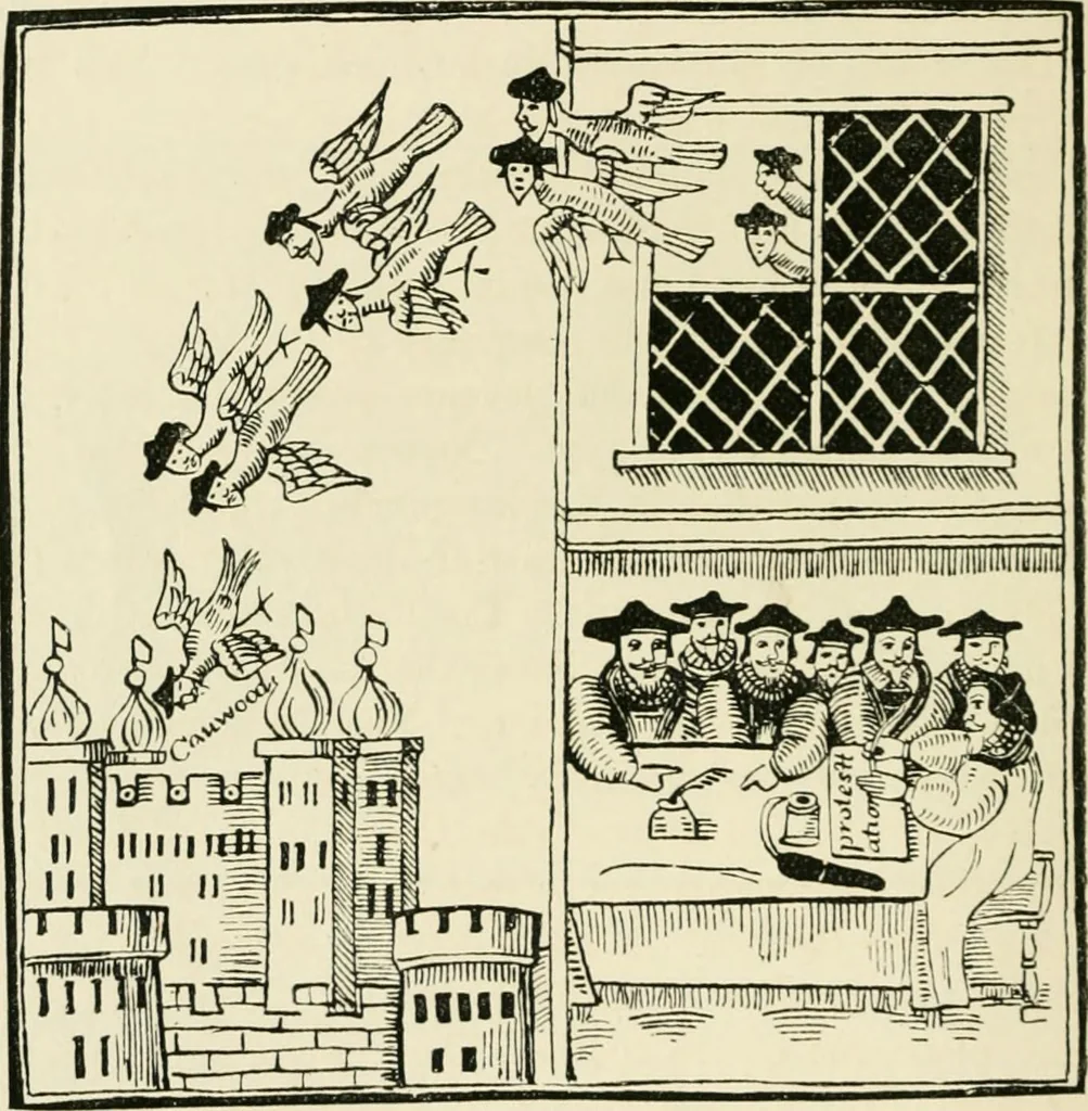 An illustration from The pictorial press: its origin and progress, 1885, leaf 87