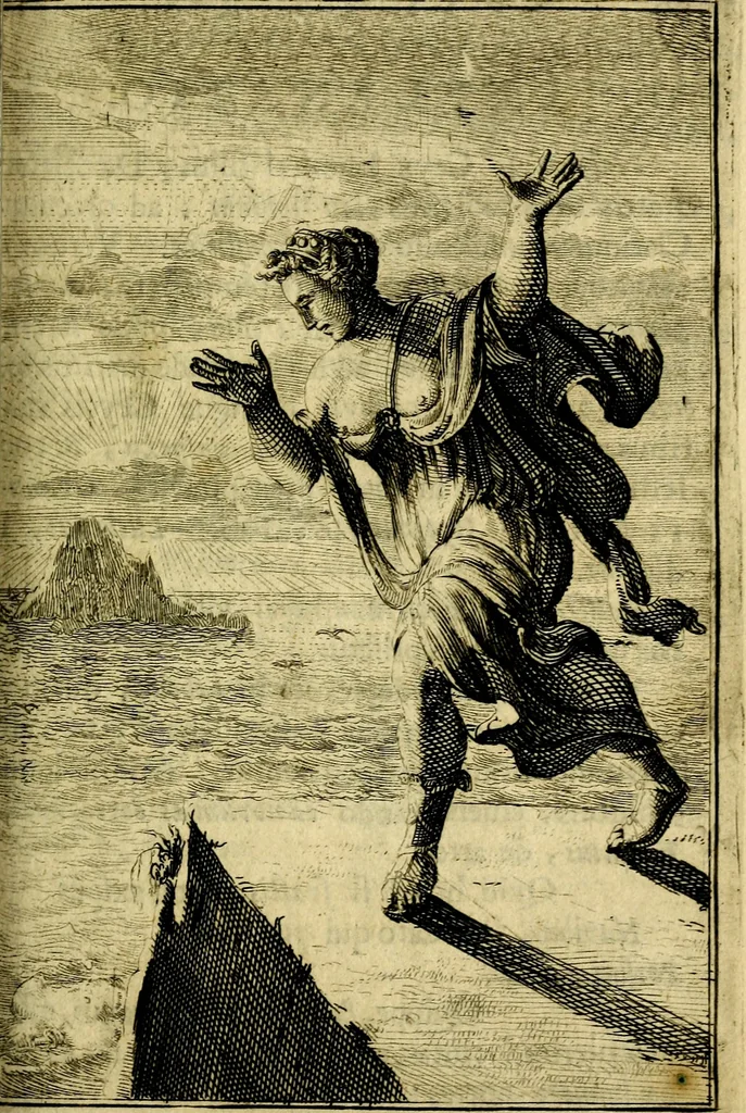An illustration from Pictura loquens; sive, Heroicarum tabularum Hadriani Schoonebeeck, enarratio et explicatio, 1695, leaf 116