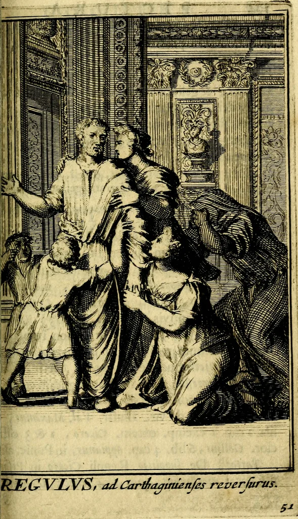An illustration from Pictura loquens; sive, Heroicarum tabularum Hadriani Schoonebeeck, enarratio et explicatio, 1695, leaf 224