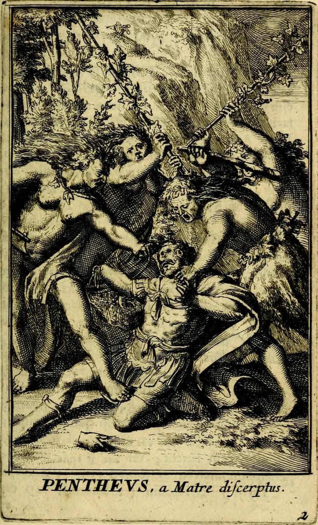 An illustration from Pictura loquens; sive, Heroicarum tabularum Hadriani Schoonebeeck, enarratio et explicatio, 1695, leaf 28