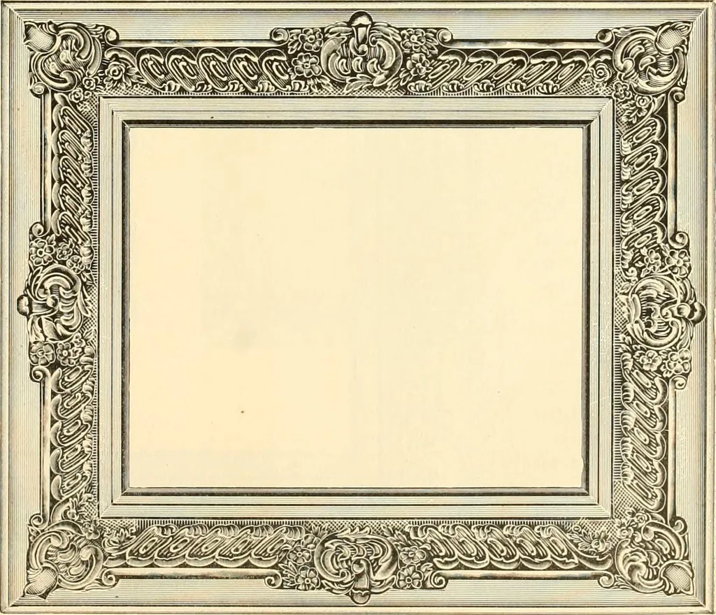 An illustration from Picture frame mouldings, room mouldings, framed pictures, trays, lamps, imported novelties and specialties for the furniture trade, mirrors, picture hardware, fine gold gilding, portrait frames, artist materials and mat boards / Walter L. Lillie., 1913, leaf 100