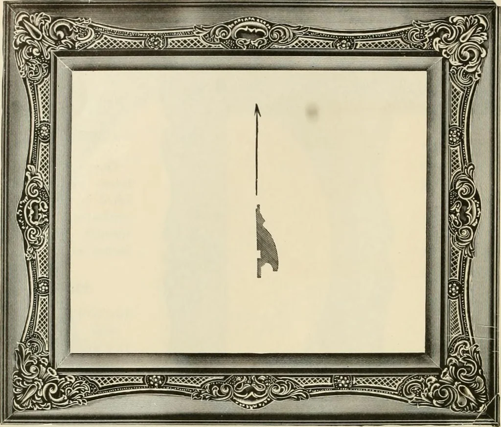 An illustration from Picture frame mouldings, room mouldings, framed pictures, trays, lamps, imported novelties and specialties for the furniture trade, mirrors, picture hardware, fine gold gilding, portrait frames, artist materials and mat boards / Walter L. Lillie., 1913, leaf 101