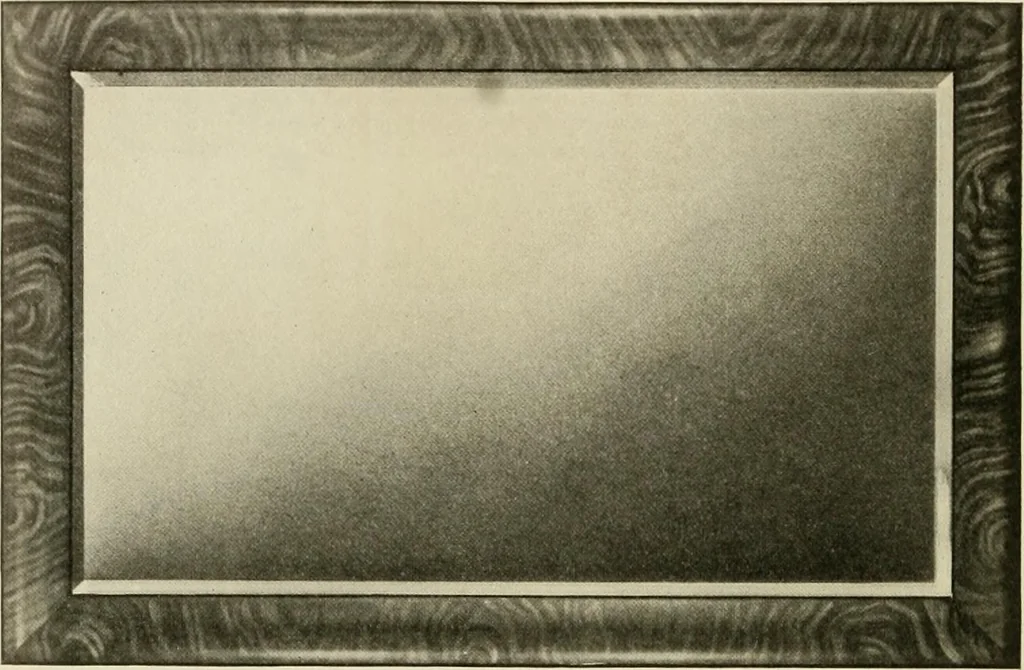 An illustration from Picture frame mouldings, room mouldings, framed pictures, trays, lamps, imported novelties and specialties for the furniture trade, mirrors, picture hardware, fine gold gilding, portrait frames, artist materials and mat boards / Walter L. Lillie., 1913, leaf 107