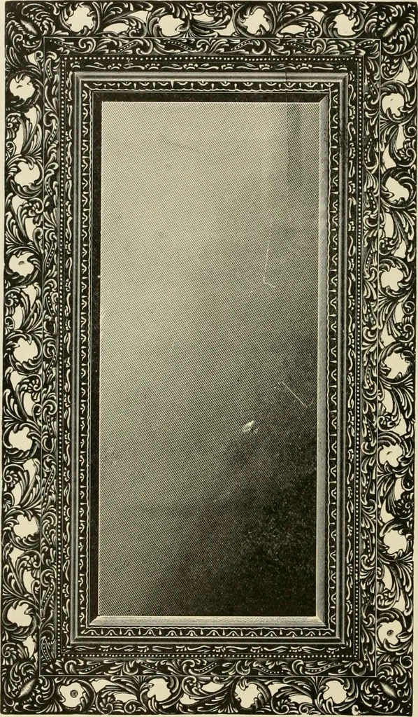 An illustration from Picture frame mouldings, room mouldings, framed pictures, trays, lamps, imported novelties and specialties for the furniture trade, mirrors, picture hardware, fine gold gilding, portrait frames, artist materials and mat boards / Walter L. Lillie., 1913, leaf 115