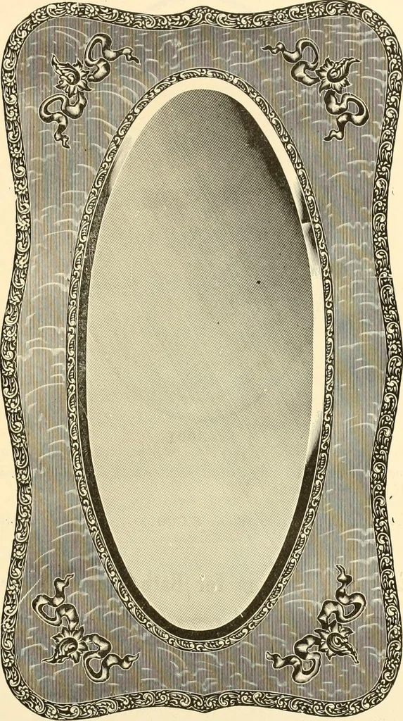 An illustration from Picture frame mouldings, room mouldings, framed pictures, trays, lamps, imported novelties and specialties for the furniture trade, mirrors, picture hardware, fine gold gilding, portrait frames, artist materials and mat boards / Walter L. Lillie., 1913, leaf 118
