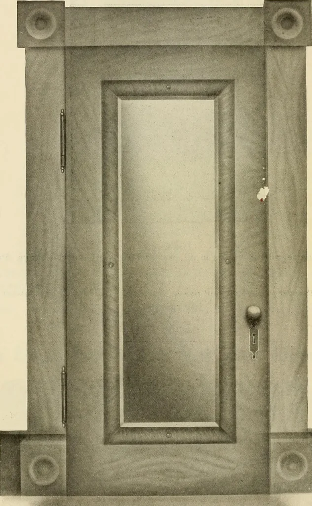 An illustration from Picture frame mouldings, room mouldings, framed pictures, trays, lamps, imported novelties and specialties for the furniture trade, mirrors, picture hardware, fine gold gilding, portrait frames, artist materials and mat boards / Walter L. Lillie., 1913, leaf 121