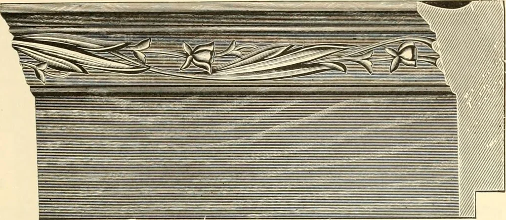 An illustration from Picture frame mouldings, room mouldings, framed pictures, trays, lamps, imported novelties and specialties for the furniture trade, mirrors, picture hardware, fine gold gilding, portrait frames, artist materials and mat boards / Walter L. Lillie., 1913, leaf 16