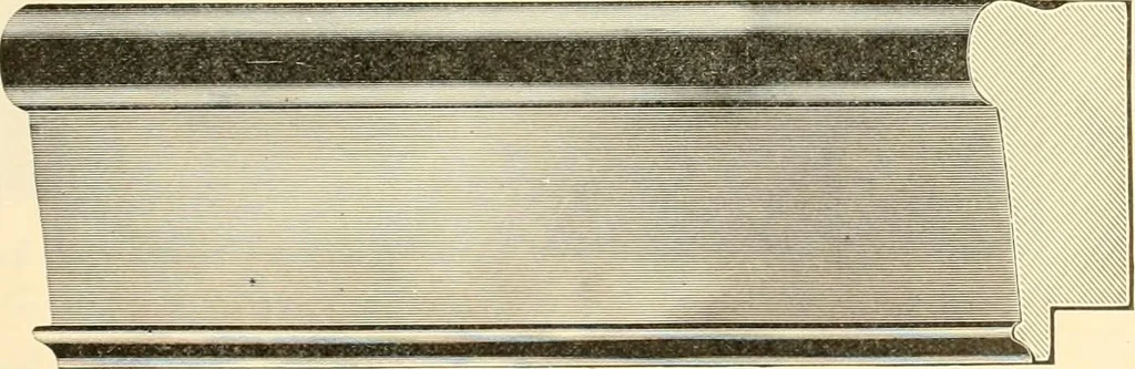 An illustration from Picture frame mouldings, room mouldings, framed pictures, trays, lamps, imported novelties and specialties for the furniture trade, mirrors, picture hardware, fine gold gilding, portrait frames, artist materials and mat boards / Walter L. Lillie., 1913, leaf 18