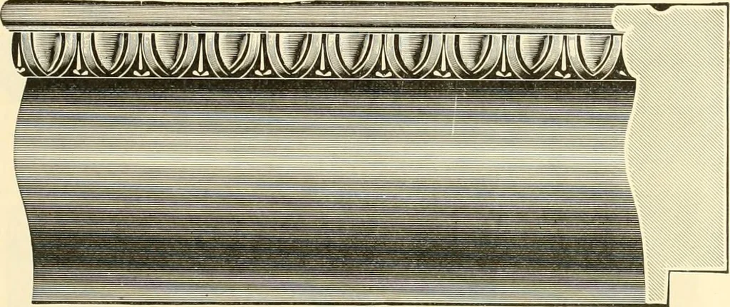 An illustration from Picture frame mouldings, room mouldings, framed pictures, trays, lamps, imported novelties and specialties for the furniture trade, mirrors, picture hardware, fine gold gilding, portrait frames, artist materials and mat boards / Walter L. Lillie., 1913, leaf 22