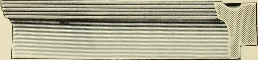 An illustration from Picture frame mouldings, room mouldings, framed pictures, trays, lamps, imported novelties and specialties for the furniture trade, mirrors, picture hardware, fine gold gilding, portrait frames, artist materials and mat boards / Walter L. Lillie., 1913, leaf 31