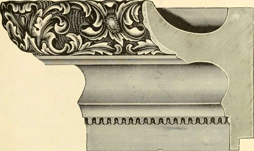 An illustration from Picture frame mouldings, room mouldings, framed pictures, trays, lamps, imported novelties and specialties for the furniture trade, mirrors, picture hardware, fine gold gilding, portrait frames, artist materials and mat boards / Walter L. Lillie., 1913, leaf 36