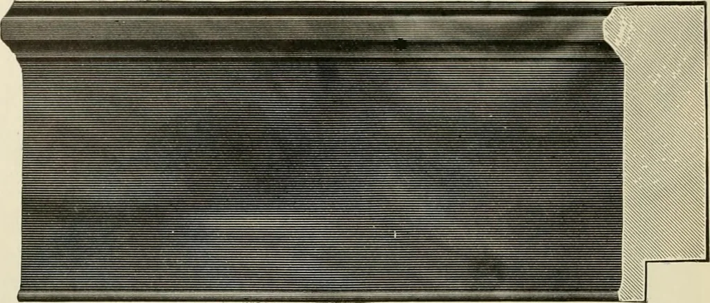 An illustration from Picture frame mouldings, room mouldings, framed pictures, trays, lamps, imported novelties and specialties for the furniture trade, mirrors, picture hardware, fine gold gilding, portrait frames, artist materials and mat boards / Walter L. Lillie., 1913, leaf 41