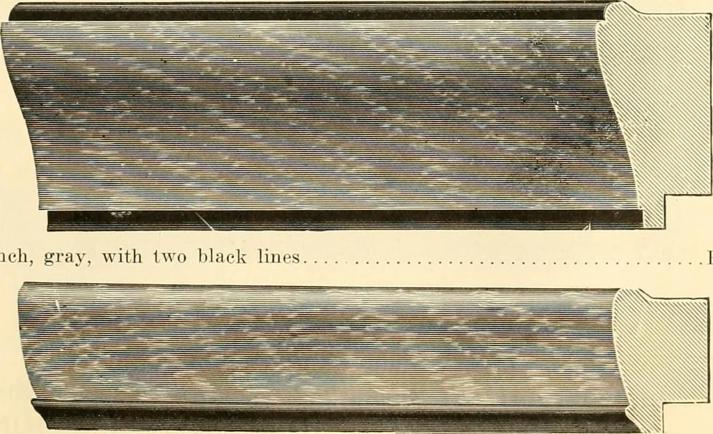 An illustration from Picture frame mouldings, room mouldings, framed pictures, trays, lamps, imported novelties and specialties for the furniture trade, mirrors, picture hardware, fine gold gilding, portrait frames, artist materials and mat boards / Walter L. Lillie., 1913, leaf 42