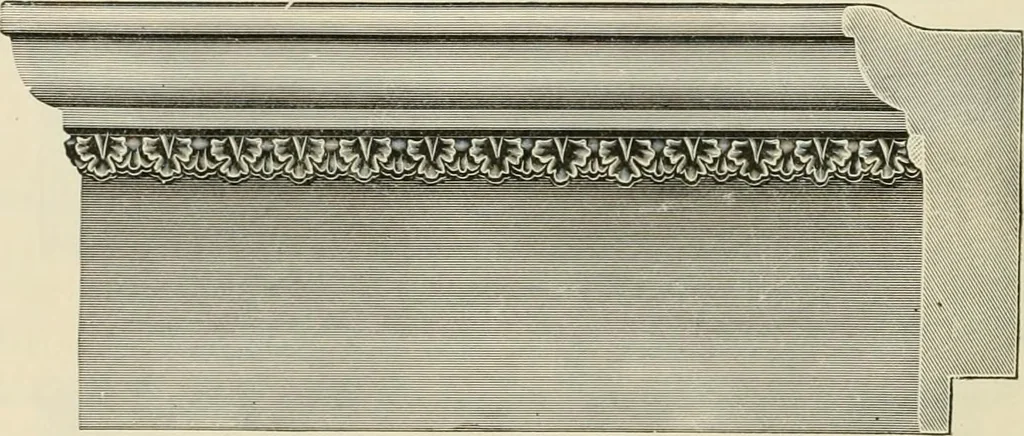 An illustration from Picture frame mouldings, room mouldings, framed pictures, trays, lamps, imported novelties and specialties for the furniture trade, mirrors, picture hardware, fine gold gilding, portrait frames, artist materials and mat boards / Walter L. Lillie., 1913, leaf 51