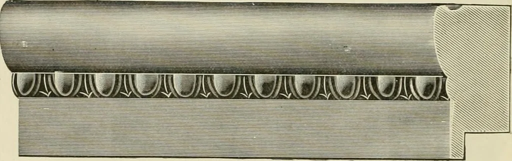 An illustration from Picture frame mouldings, room mouldings, framed pictures, trays, lamps, imported novelties and specialties for the furniture trade, mirrors, picture hardware, fine gold gilding, portrait frames, artist materials and mat boards / Walter L. Lillie., 1913, leaf 53