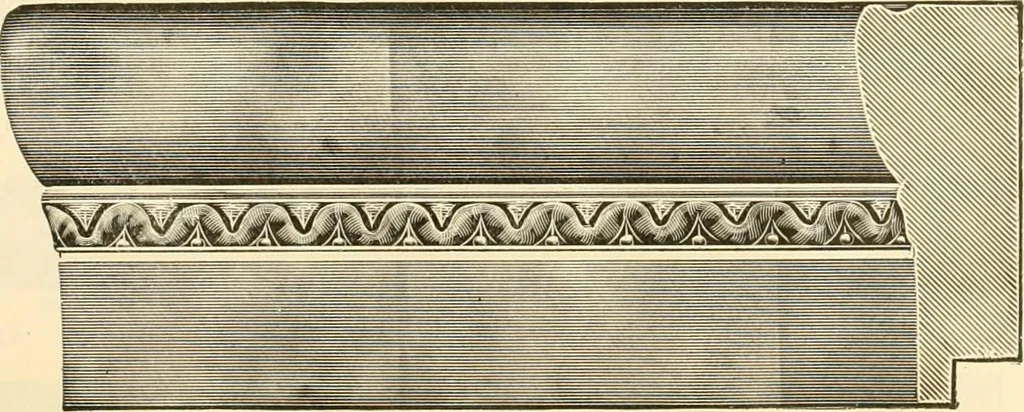 An illustration from Picture frame mouldings, room mouldings, framed pictures, trays, lamps, imported novelties and specialties for the furniture trade, mirrors, picture hardware, fine gold gilding, portrait frames, artist materials and mat boards / Walter L. Lillie., 1913, leaf 54