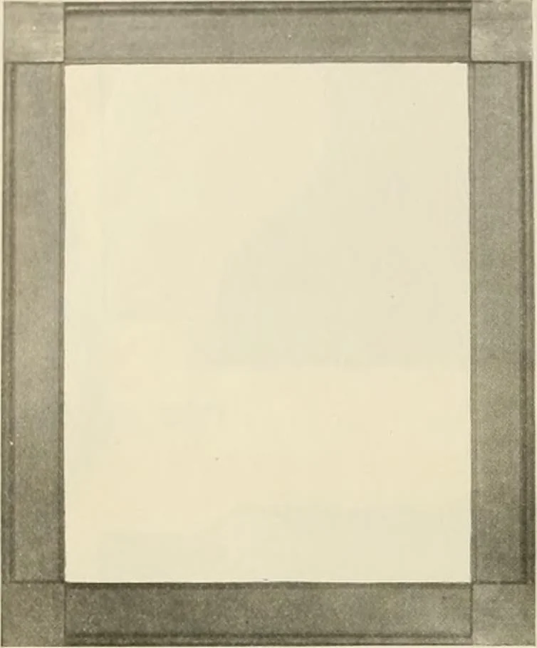 An illustration from Picture frame mouldings, room mouldings, framed pictures, trays, lamps, imported novelties and specialties for the furniture trade, mirrors, picture hardware, fine gold gilding, portrait frames, artist materials and mat boards / Walter L. Lillie., 1913, leaf 81