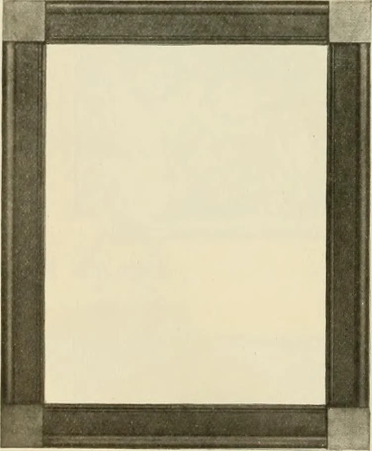 An illustration from Picture frame mouldings, room mouldings, framed pictures, trays, lamps, imported novelties and specialties for the furniture trade, mirrors, picture hardware, fine gold gilding, portrait frames, artist materials and mat boards / Walter L. Lillie., 1913, leaf 81