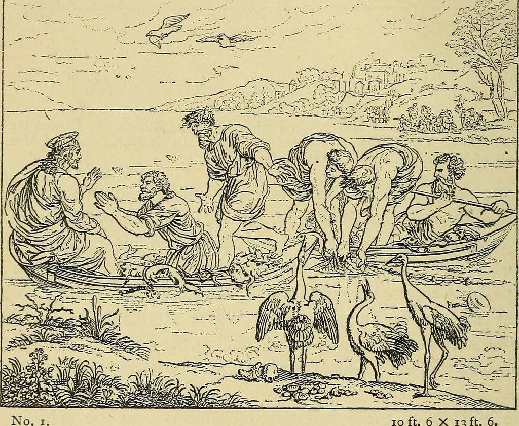 An illustration from Pictures at South Kensington : the Raphael cartoons, the Sheepshanks collection, &c., 1877, leaf 13