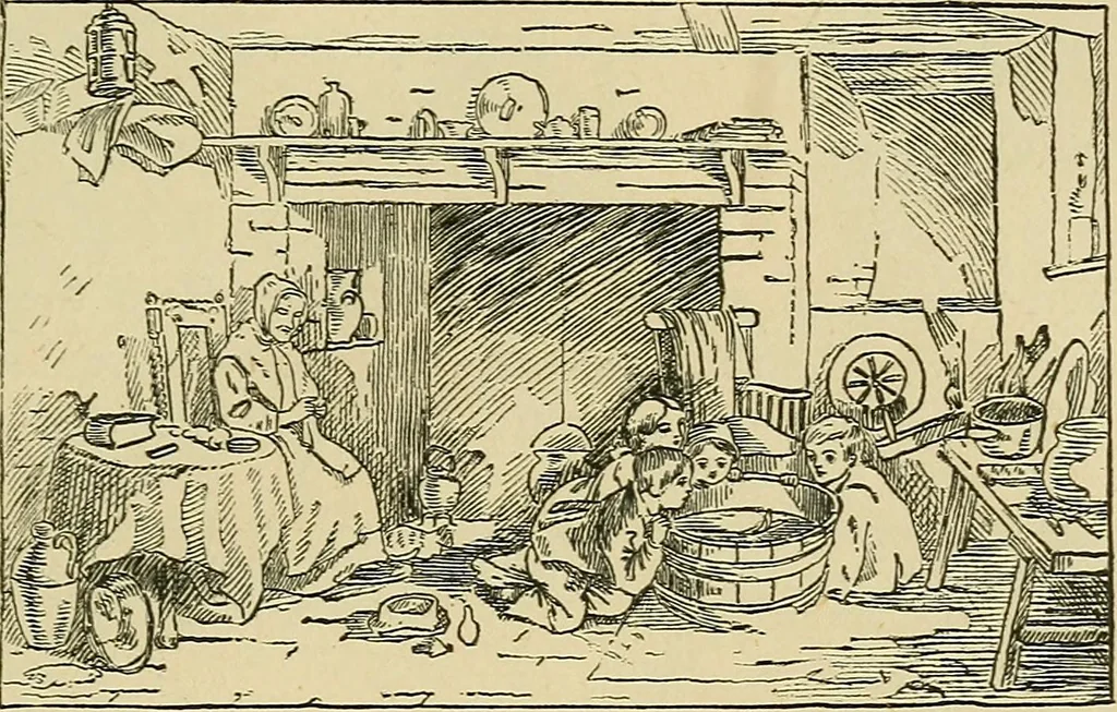 An illustration from Pictures at South Kensington : the Raphael cartoons, the Sheepshanks collection, &c., 1877, leaf 22