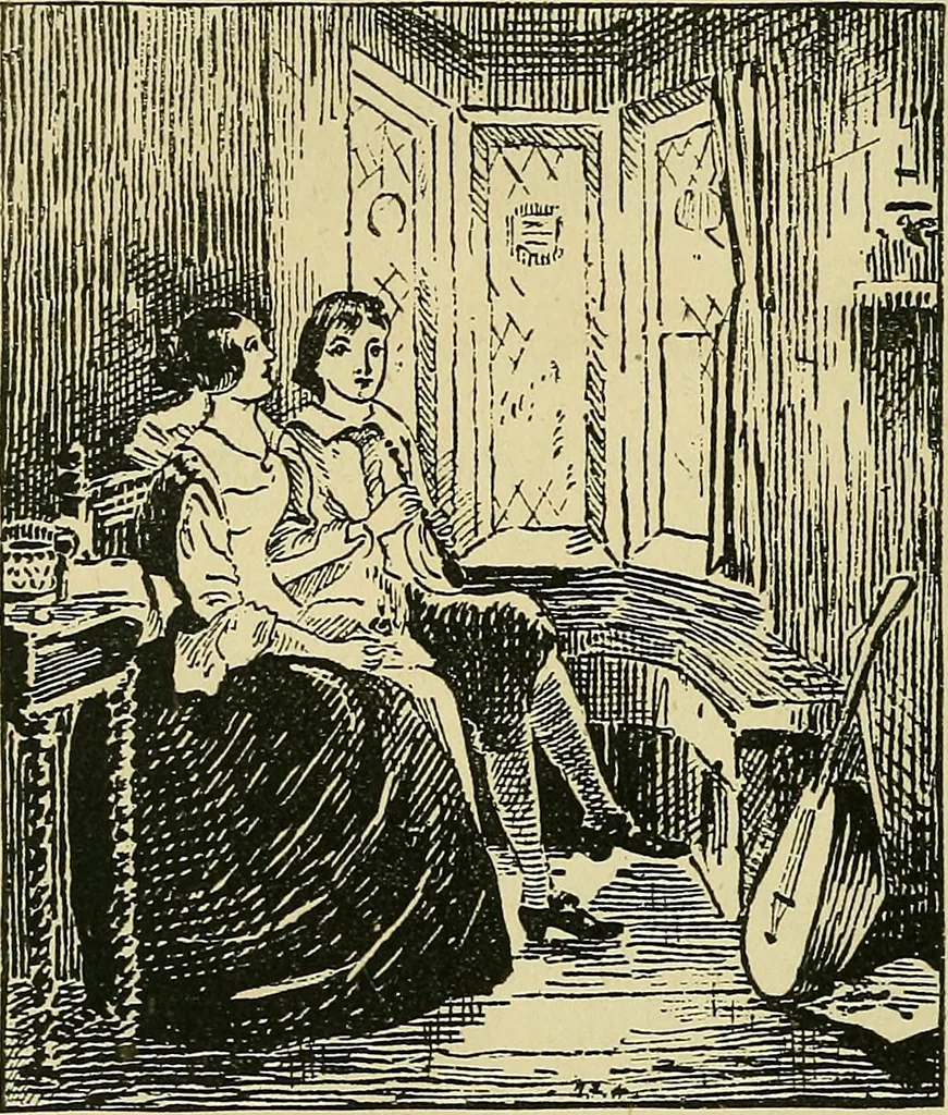 An illustration from Pictures at South Kensington : the Raphael cartoons, the Sheepshanks collection, &c., 1877, leaf 25