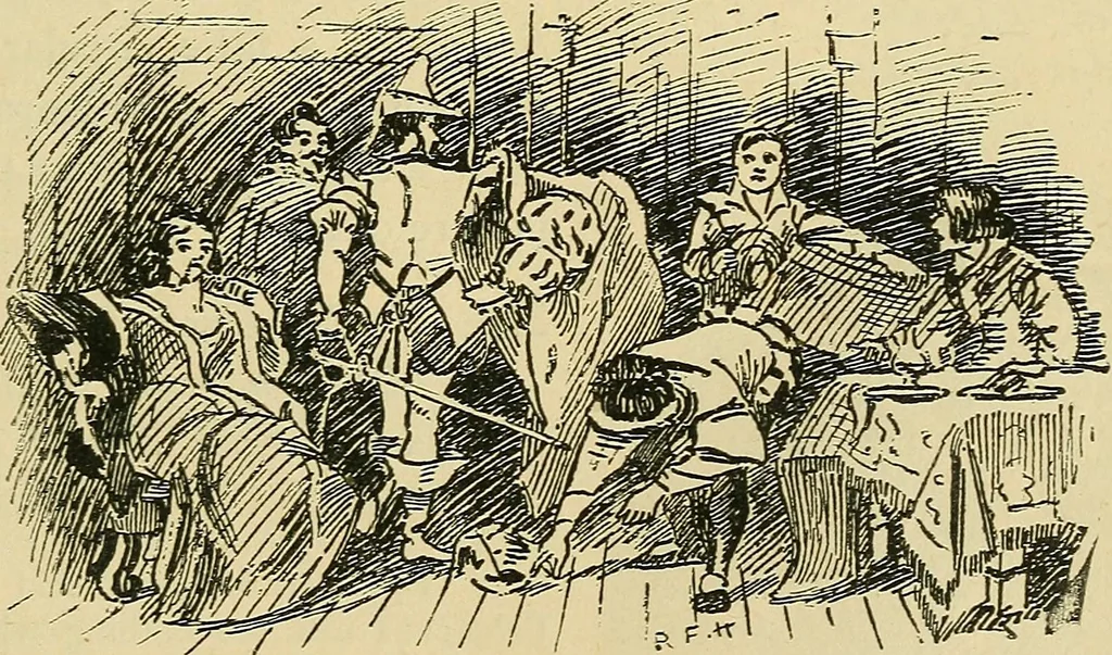 An illustration from Pictures at South Kensington : the Raphael cartoons, the Sheepshanks collection, &c., 1877, leaf 28