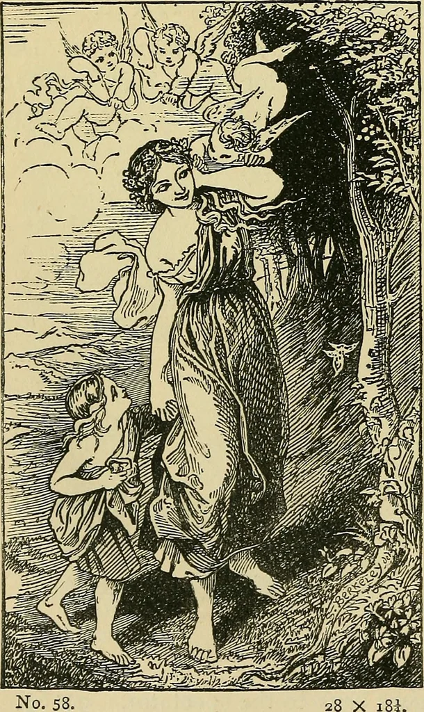 An illustration from Pictures at South Kensington : the Raphael cartoons, the Sheepshanks collection, &c., 1877, leaf 33
