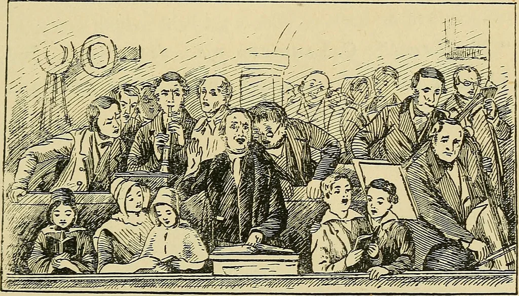 An illustration from Pictures at South Kensington : the Raphael cartoons, the Sheepshanks collection, &c., 1877, leaf 38