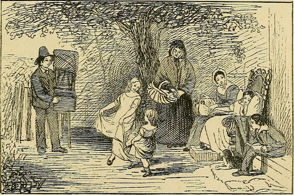 An illustration from Pictures at South Kensington : the Raphael cartoons, the Sheepshanks collection, &c., 1877, leaf 40