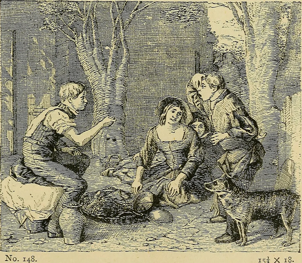 An illustration from Pictures at South Kensington : the Raphael cartoons, the Sheepshanks collection, &c., 1877, leaf 52