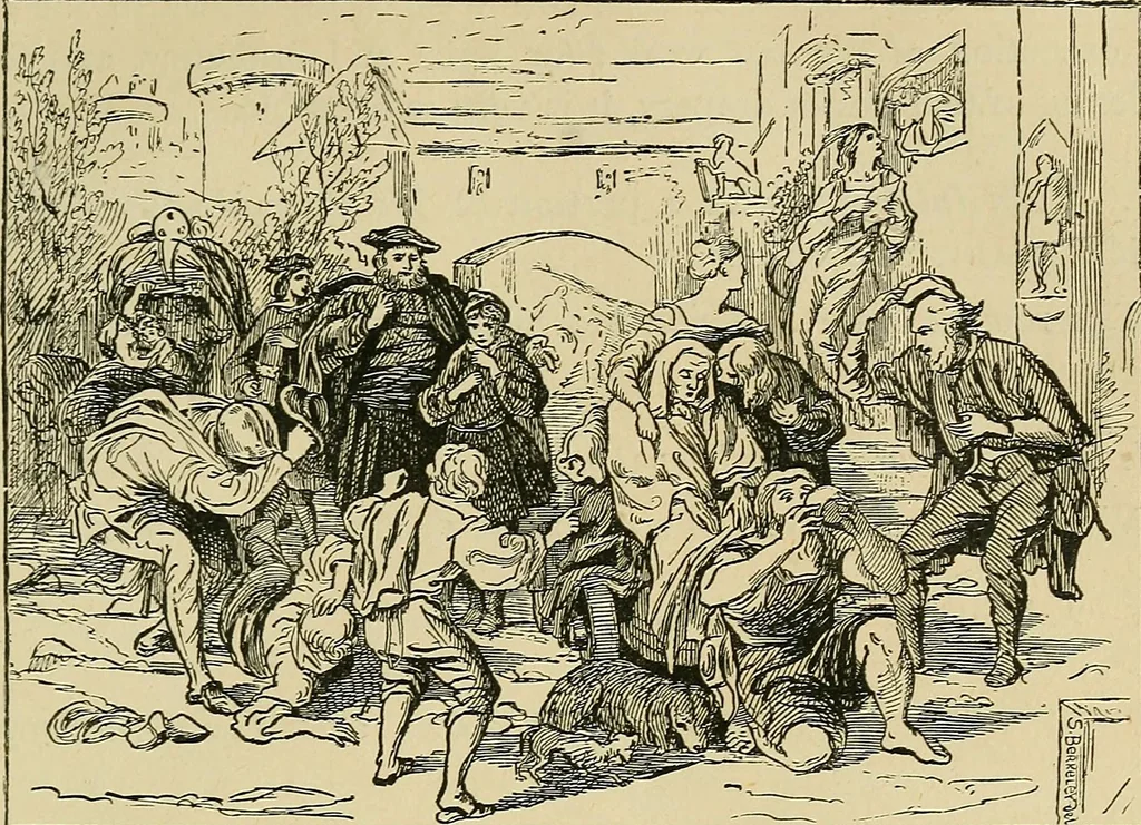 An illustration from Pictures at South Kensington : the Raphael cartoons, the Sheepshanks collection, &c., 1877, leaf 54
