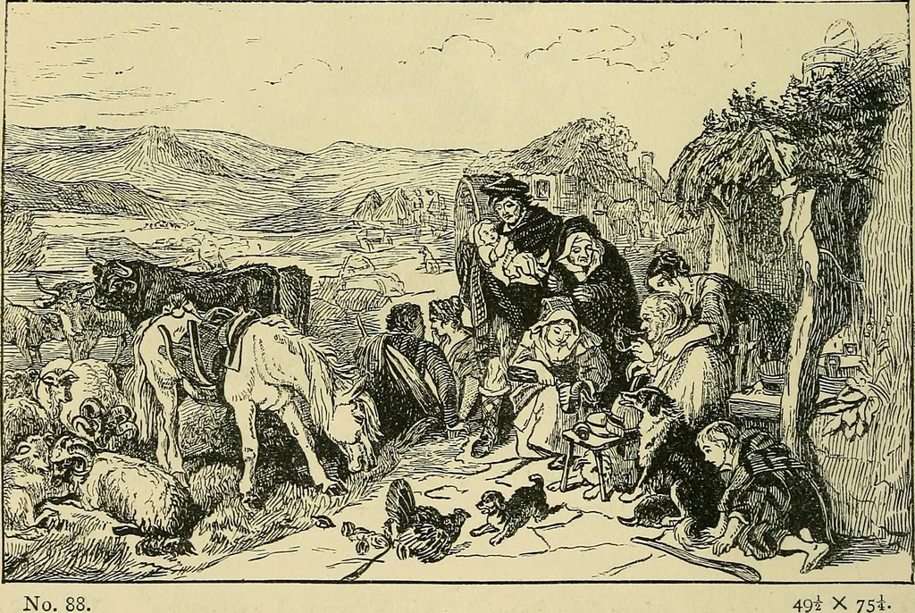 An illustration from Pictures at South Kensington : the Raphael cartoons, the Sheepshanks collection, &c., 1877, leaf 57