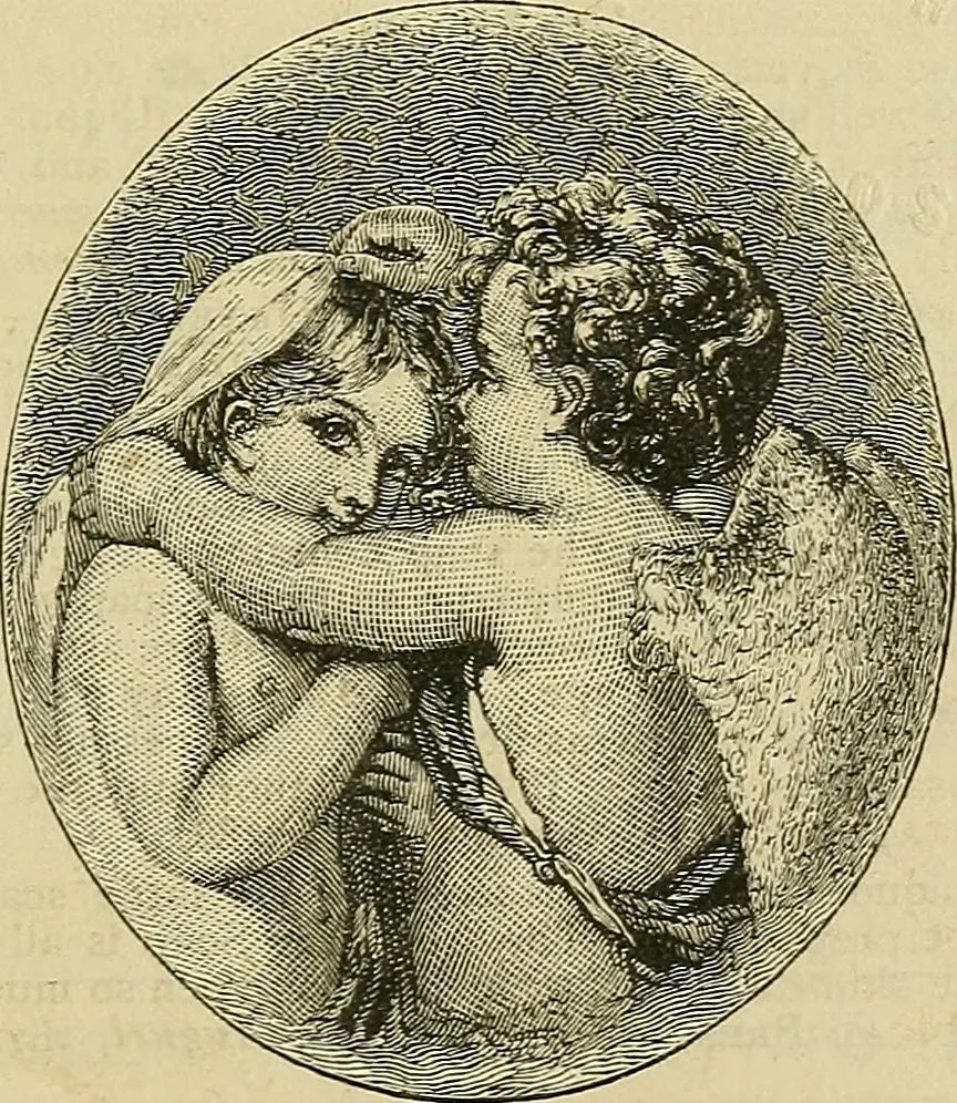 An illustration from Pictures at South Kensington : the Raphael cartoons, the Sheepshanks collection, &c., 1877, leaf 6