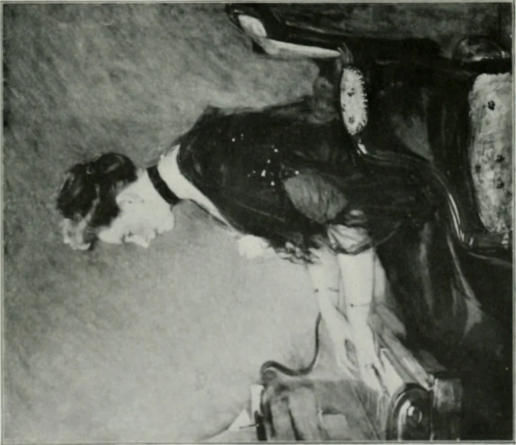 An illustration from The Pictures of 1909. Pall Mall Magazine extra, May 1909, 1909, leaf 100