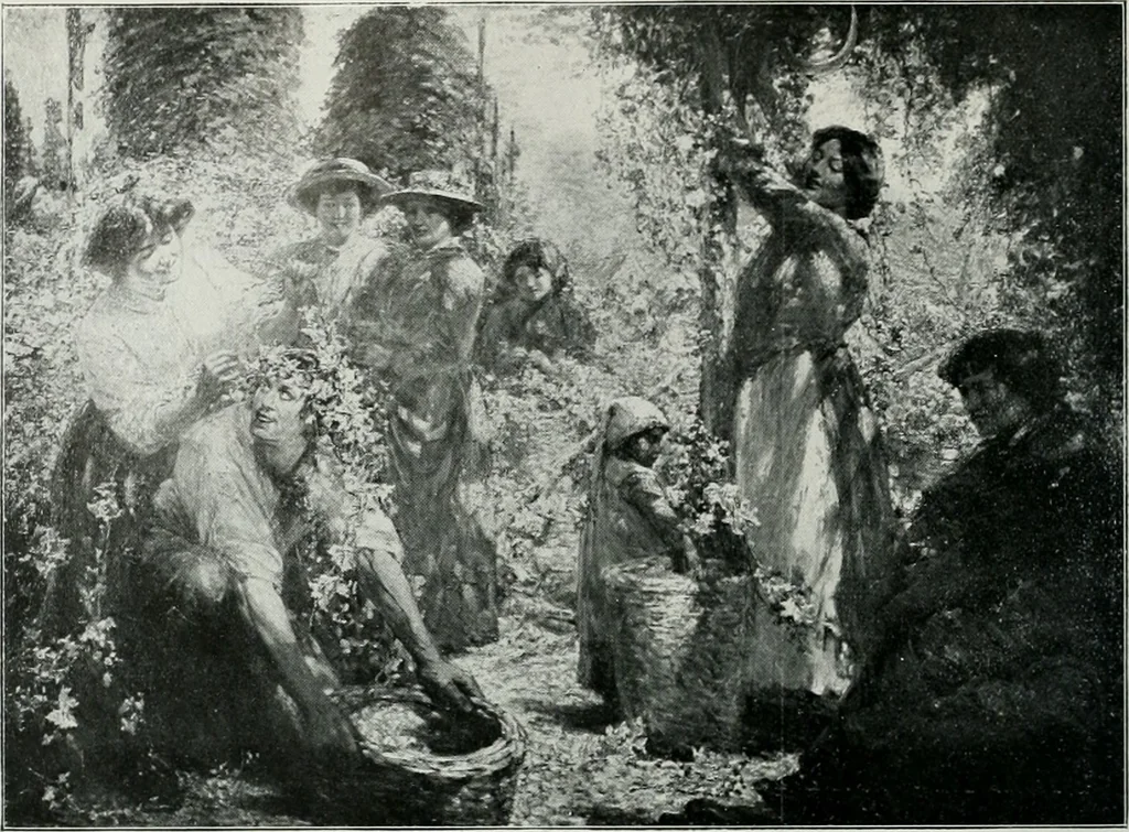 An illustration from The Pictures of 1909. Pall Mall Magazine extra, May 1909, 1909, leaf 107