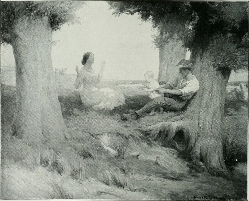An illustration from The Pictures of 1909. Pall Mall Magazine extra, May 1909, 1909, leaf 109