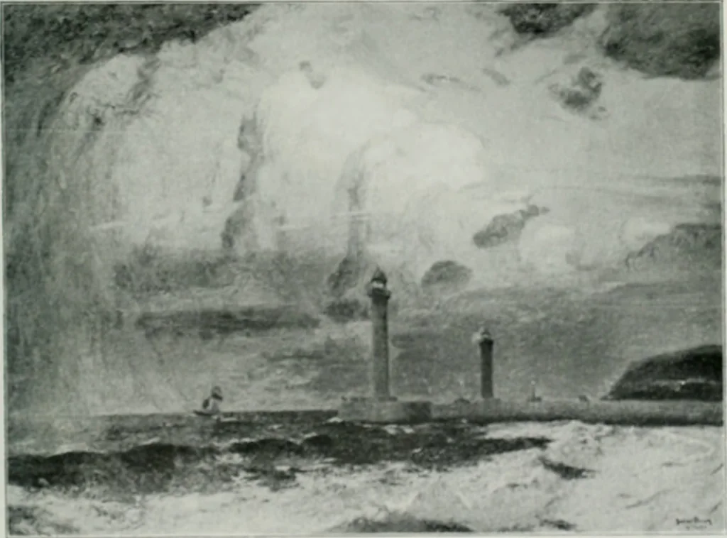 An illustration from The Pictures of 1909. Pall Mall Magazine extra, May 1909, 1909, leaf 112
