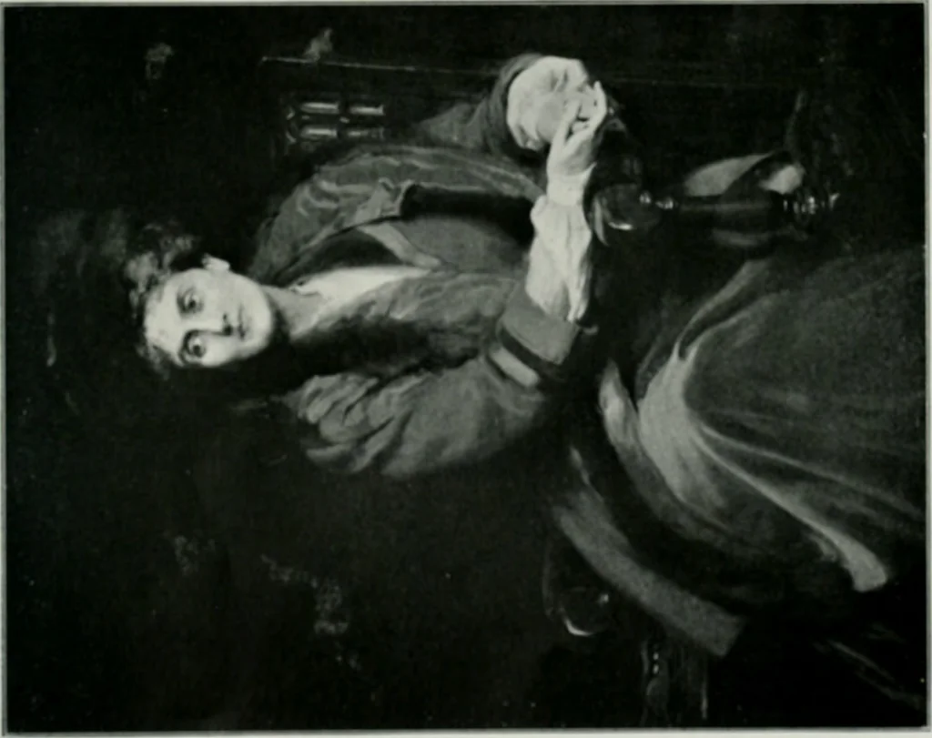 An illustration from The Pictures of 1909. Pall Mall Magazine extra, May 1909, 1909, leaf 118