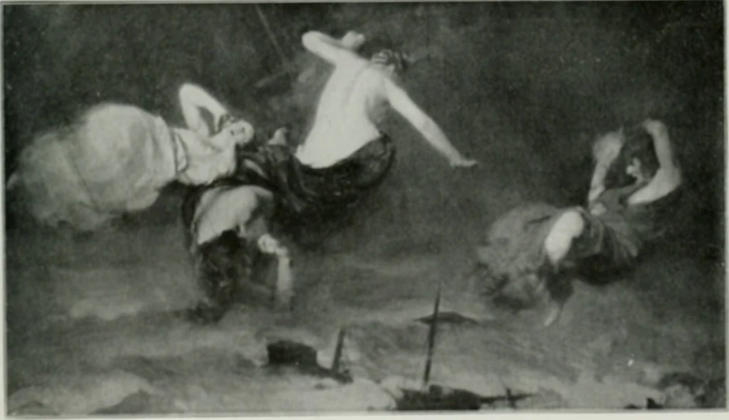 An illustration from The Pictures of 1909. Pall Mall Magazine extra, May 1909, 1909, leaf 120