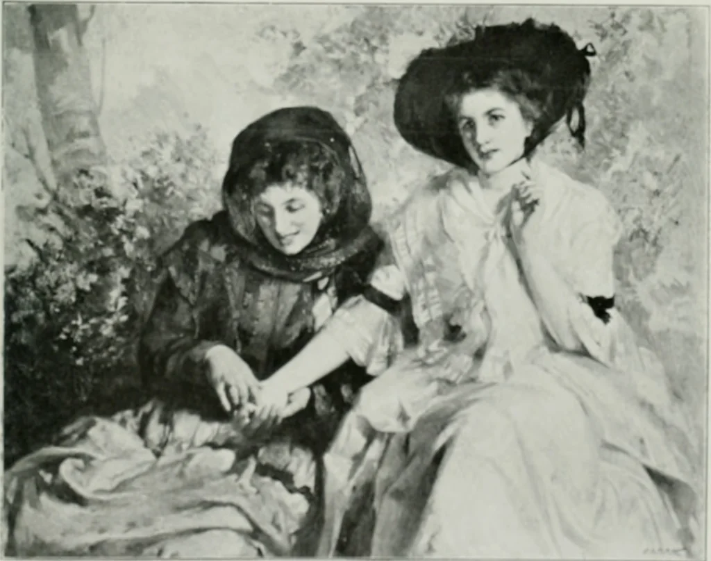 An illustration from The Pictures of 1909. Pall Mall Magazine extra, May 1909, 1909, leaf 122